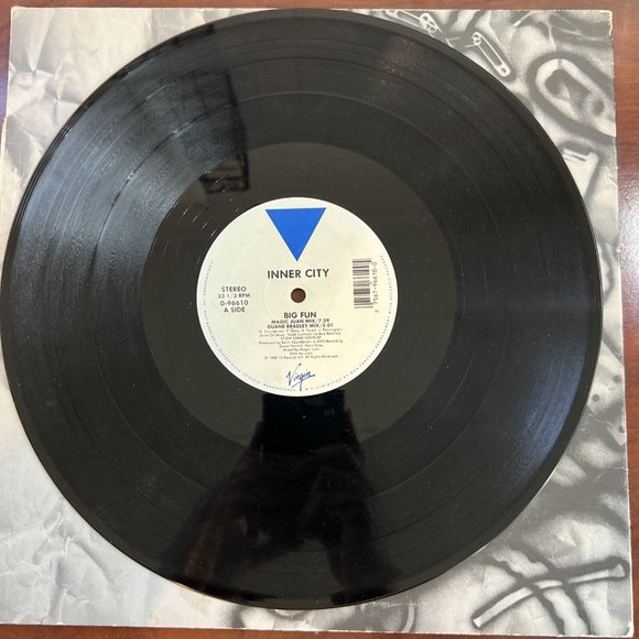 INNER CITY Big Fun Techno House 1988 0-96610 Vinyl 12'' - Picture 4 of 7